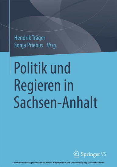 Politik und Regieren in Sachsen-Anhalt main product photo