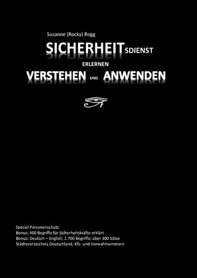 Sicherheitsdienst erlernen, verstehen und anwenden main product photo