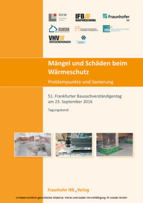 Mängel und Schäden beim Wärmeschutz. Problempunkte und Sanierung.