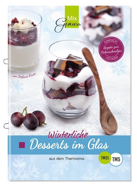 Winterliche Desserts im Glas main product photo