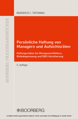 Persönliche Haftung von Managern und Aufsichtsräten