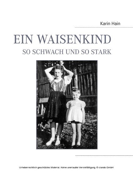 Ein Waisenkind, so schwach und so stark main product photo