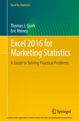 Excel 2016 for Marketing Statistics