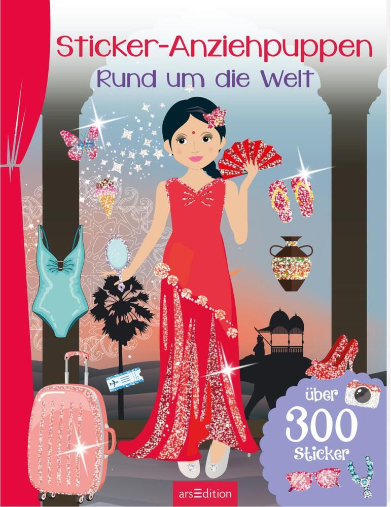 Sticker-Anziehpuppen - Rund um die Welt main product photo