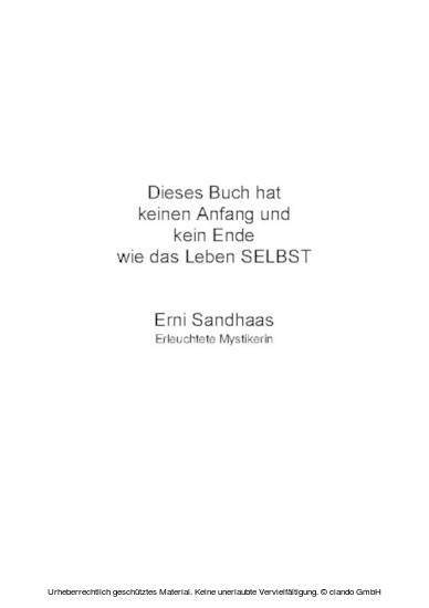 Dieses Buch hat keinen Anfang und kein Ende wie das Leben SELBST main product photo