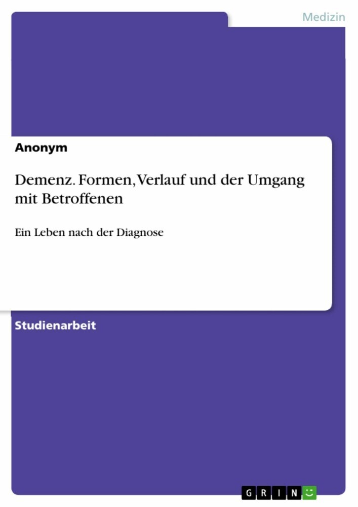Demenz. Formen, Verlauf und der Umgang mit Betroffenen main product photo