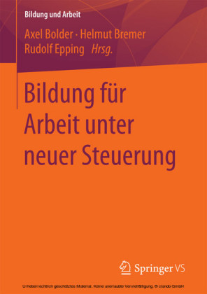 Bildung für Arbeit unter neuer Steuerung