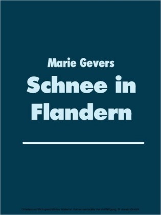 Schnee in Flandern