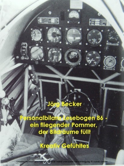 Personalbilanz Lesebogen 86 - ein fliegender Pommer, der Bildräume füllt main product photo