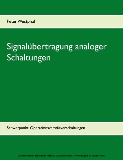 Signalübertragung analoger Schaltungen main product photo