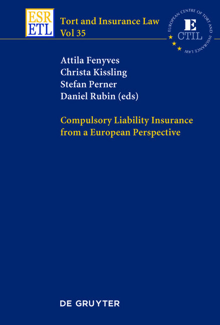Compulsory Liability Insurance from a European Perspective main product photo