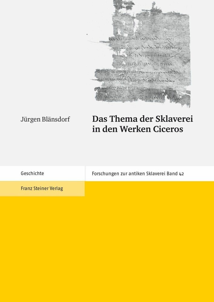 Das Thema der Sklaverei in den Werken Ciceros main product photo