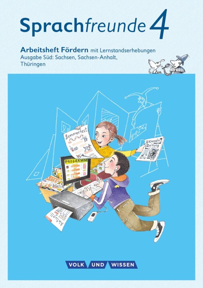 Sprachfreunde - Sprechen - Schreiben - Spielen - Ausgabe Süd (Sachsen, Sachsen-Anhalt, Thüringen) - Neubearbeitung 2015 - 4. Schuljahr main product photo