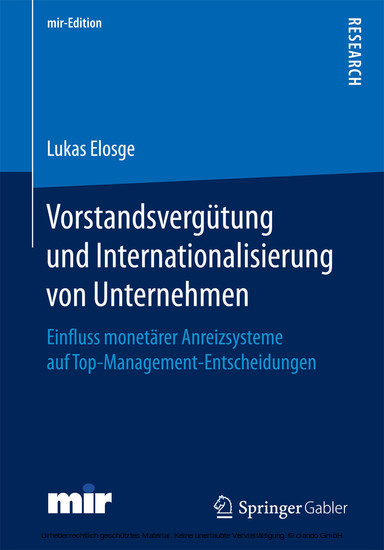 Vorstandsvergütung und Internationalisierung von Unternehmen main product photo
