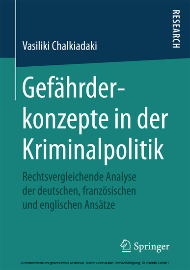 Gefährderkonzepte in der Kriminalpolitik main product photo