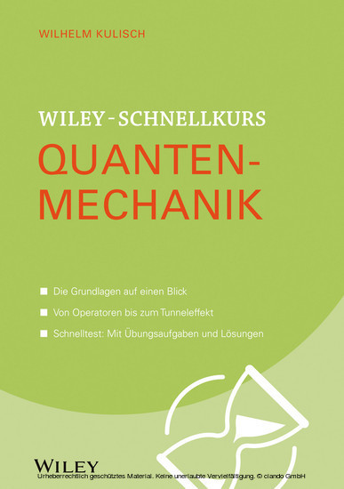 Wiley-Schnellkurs Quantenmechanik main product photo