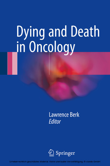 Dying and Death in Oncology main product photo