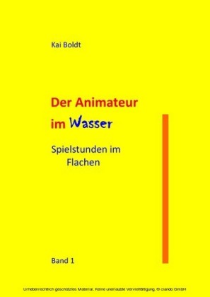 Der Animateur im Wasser