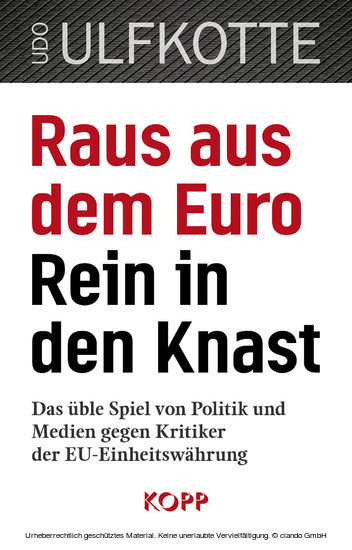 Raus aus dem Euro - rein in den Knast main product photo