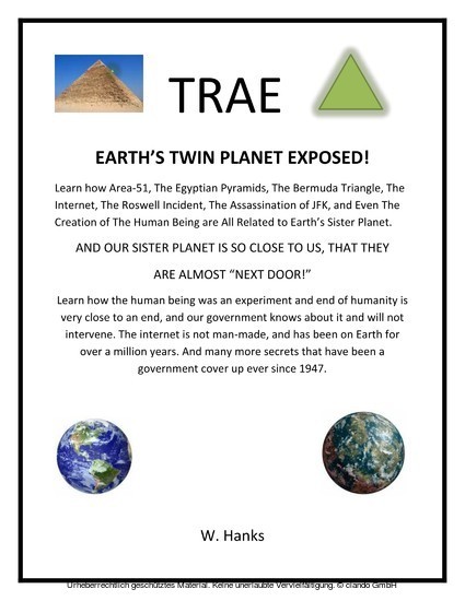 Trae: Earth's Twin Planet Exposed! main product photo