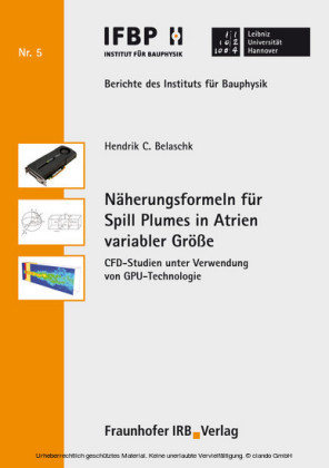 Näherungsformeln für Spill Plumes in Atrien variabler Größe.