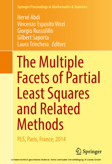 The Multiple Facets of Partial Least Squares and Related Methods main product photo