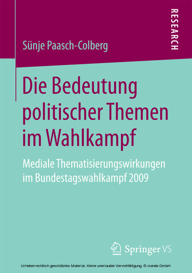 Die Bedeutung politischer Themen im Wahlkampf main product photo
