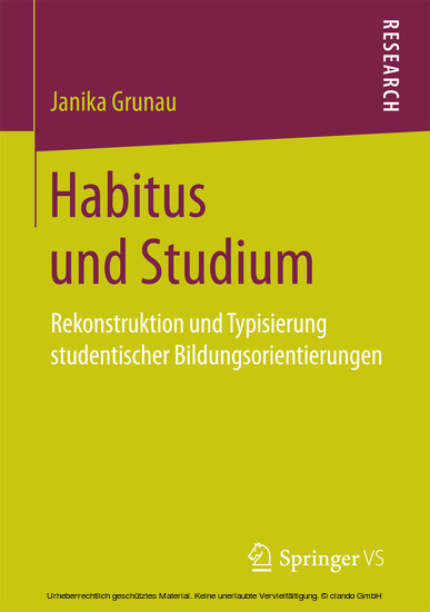 Habitus und Studium main product photo