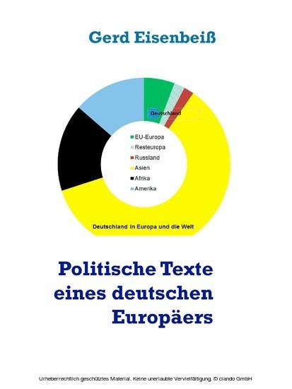 Politische Texte eines deutschen Europäers main product photo