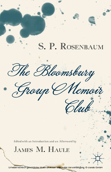 The Bloomsbury Group Memoir Club main product photo