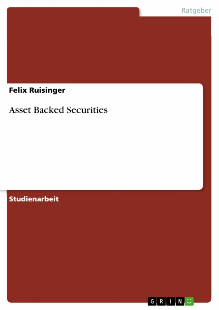 Asset Backed Securities main product photo