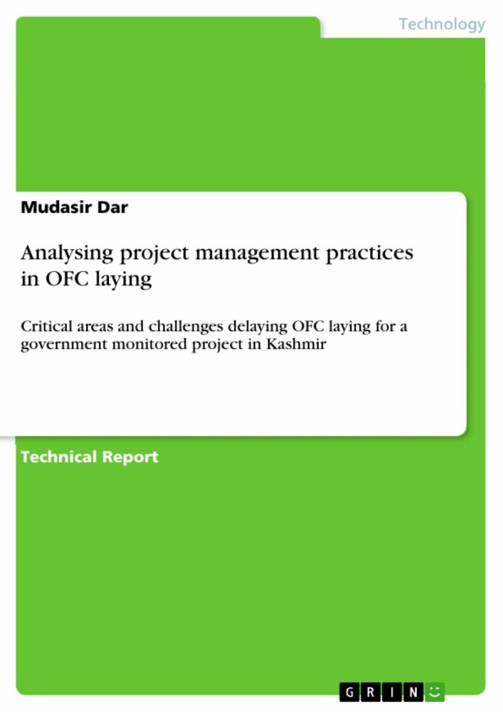 Analysing project management practices in OFC laying main product photo