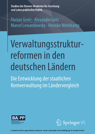 Verwaltungsstrukturreformen in den deutschen Ländern main product photo