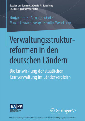 Verwaltungsstrukturreformen in den deutschen Ländern