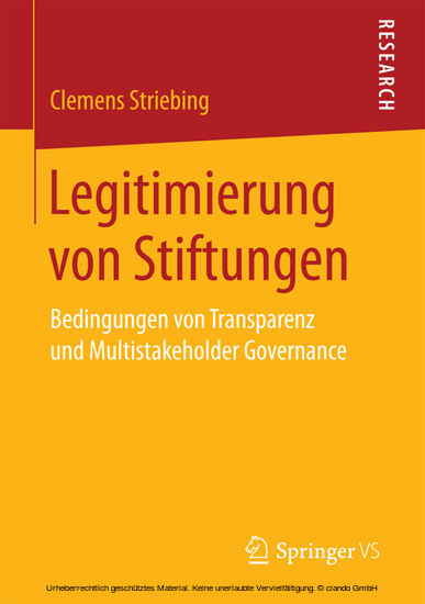 Legitimierung von Stiftungen main product photo
