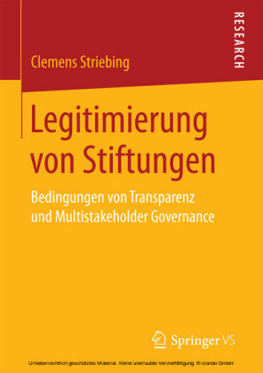 Legitimierung von Stiftungen