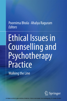 Ethical Issues in Counselling and Psychotherapy Practice