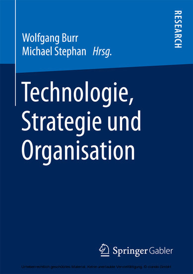 Technologie, Strategie und Organisation main product photo