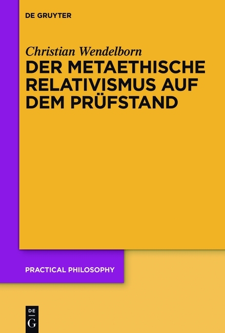 Der metaethische Relativismus auf dem Prüfstand main product photo