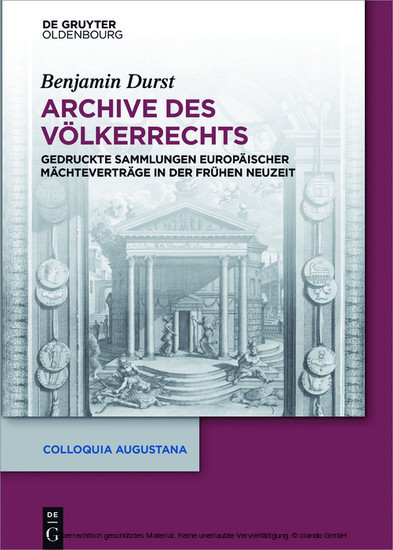 Archive des Völkerrechts main product photo