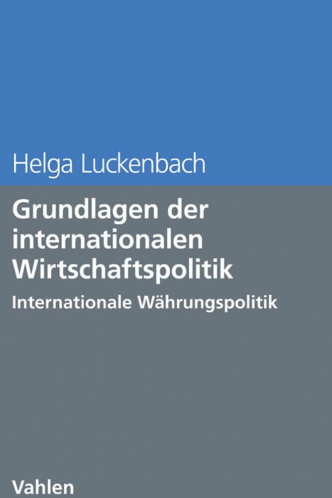 Grundlagen der internationalen Wirtschaftspolitik main product photo