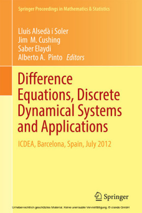 Difference Equations, Discrete Dynamical Systems and Applications
