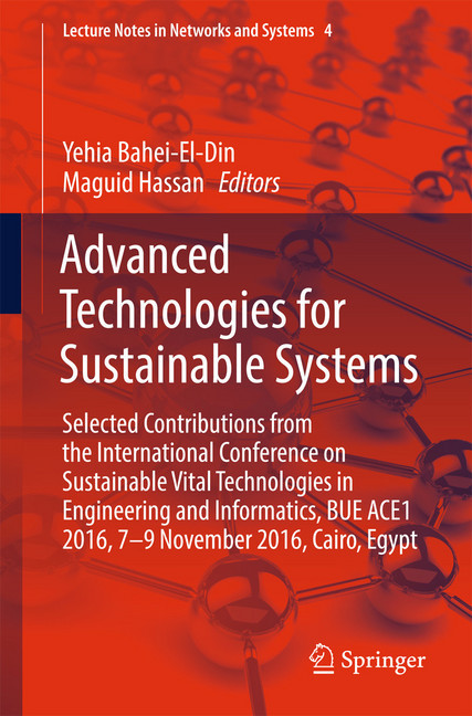 Advanced Technologies for Sustainable Systems main product photo