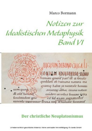 Notizen zur Idealistischen Metaphysik VI