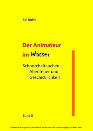 Der Animateur im Wasser