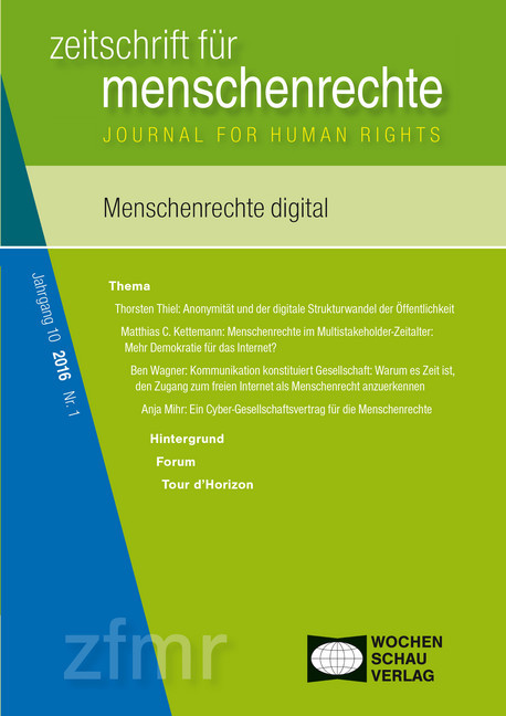Menschenrechte digital main product photo