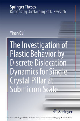 The Investigation of Plastic Behavior by Discrete Dislocation Dynamics for Single Crystal Pillar at Submicron Scale