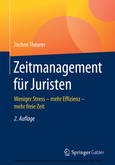 Zeitmanagement für Juristen main product photo