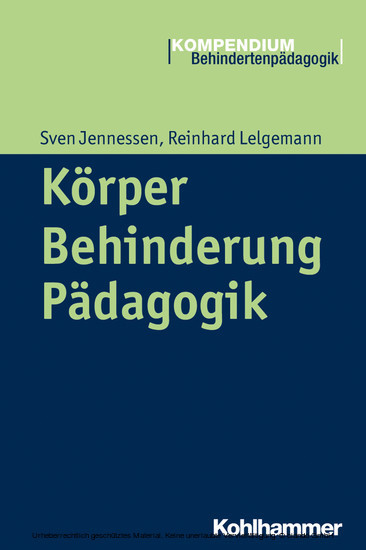 Körper - Behinderung - Pädagogik main product photo