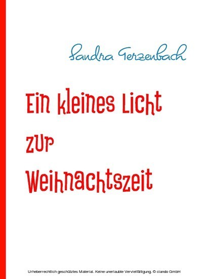 Ein kleines Licht zur Weihnachtszeit main product photo